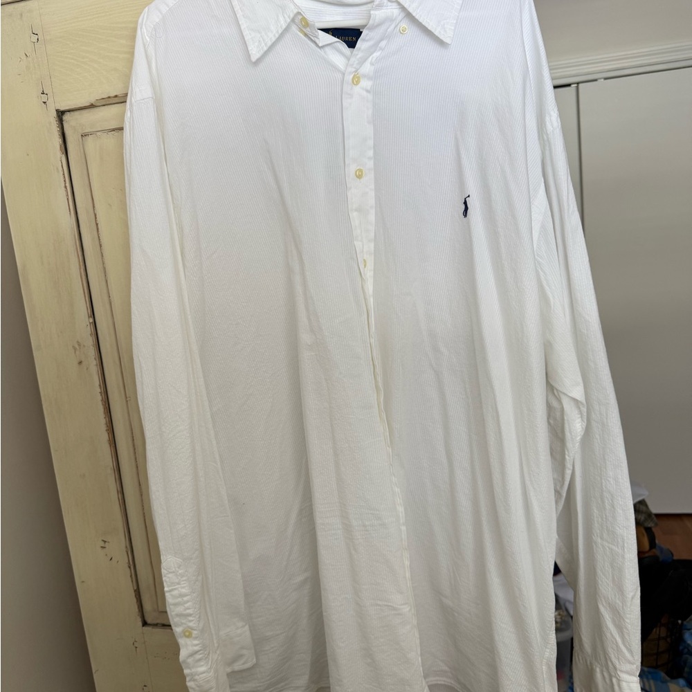 Ralph Lauren White Button Down Shirt